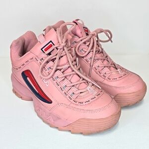 Fila Disruptor 2 Pink‎ Sneakers with Chunky Sole